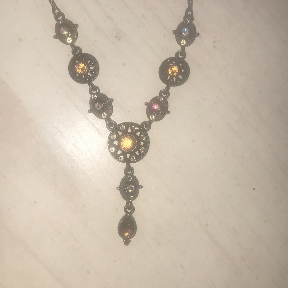 Y styled bronze necklace!🥰